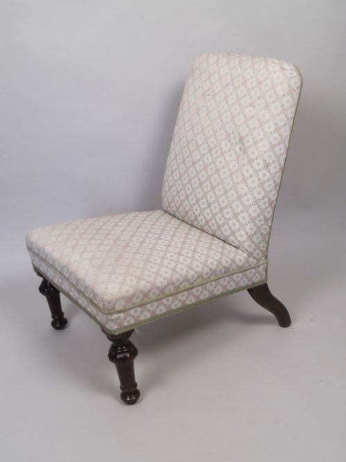 a victorian nursing chair