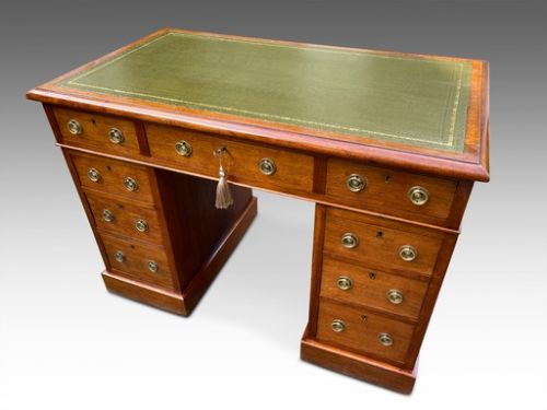 a handsome victorian walnut desk