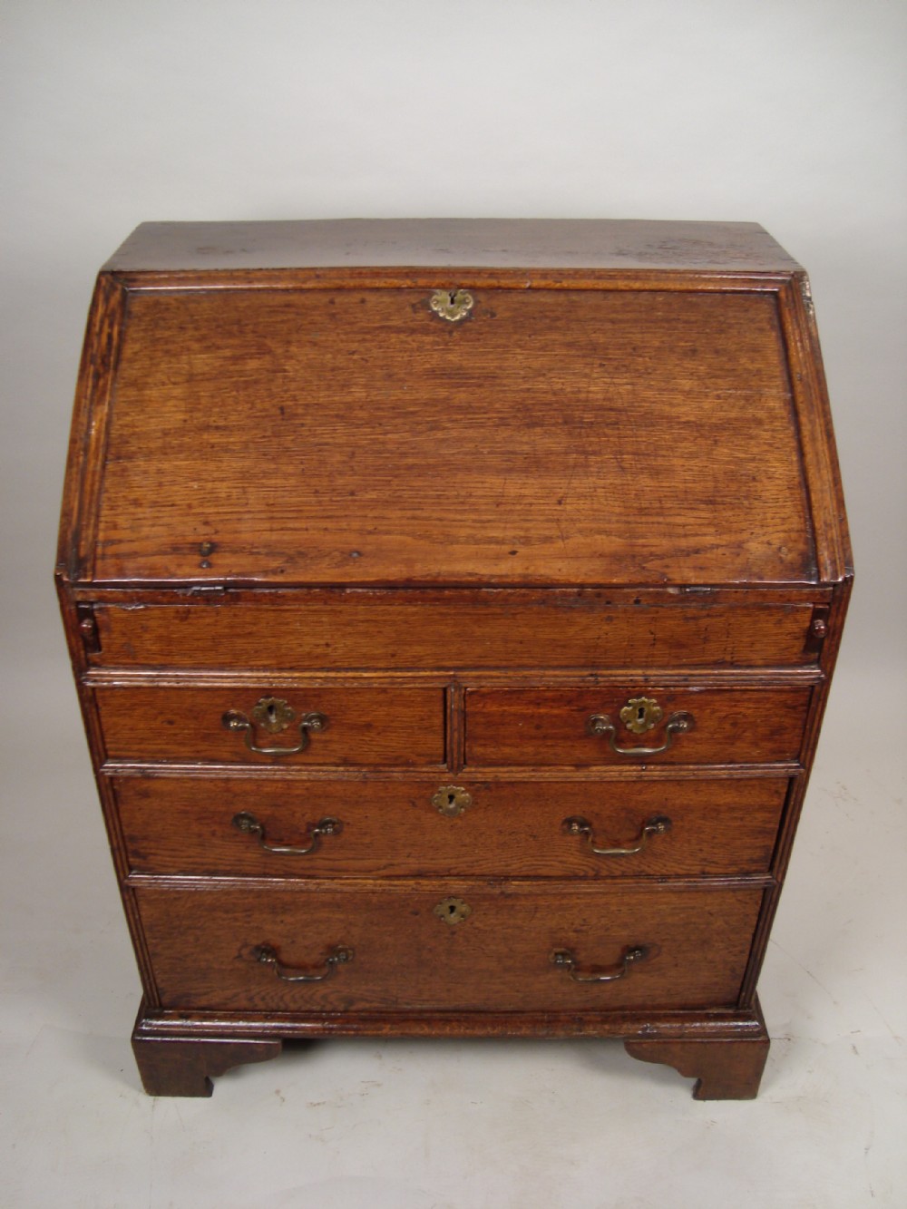 antique 18thc oak bureau