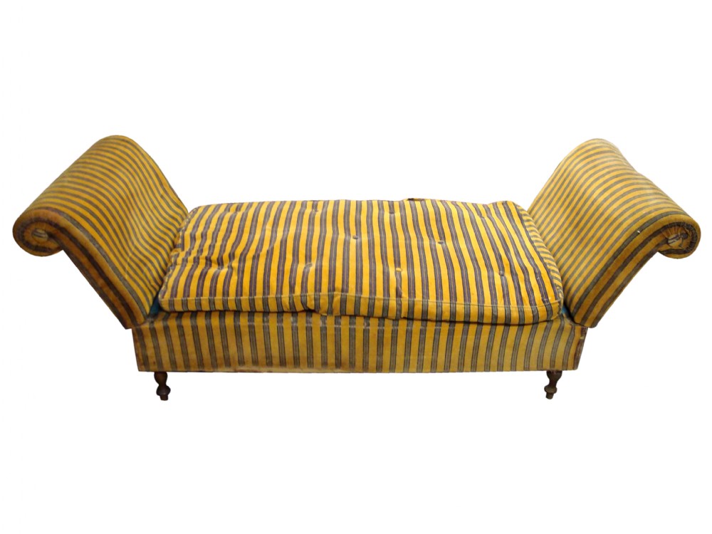 a 19th cent french sofa day bed couch