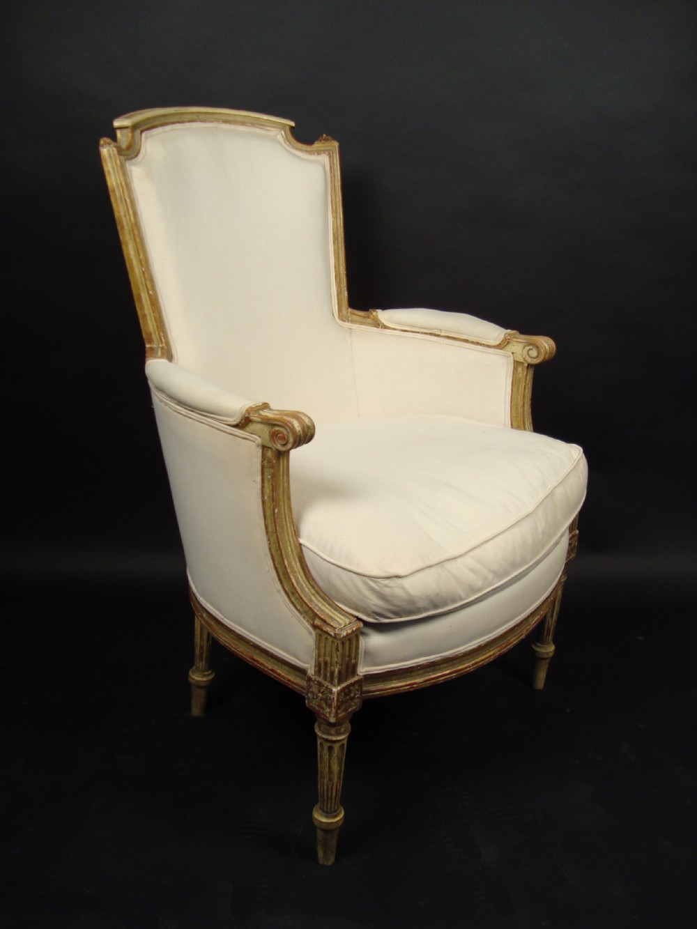 a fine french painted armchair circa 1860