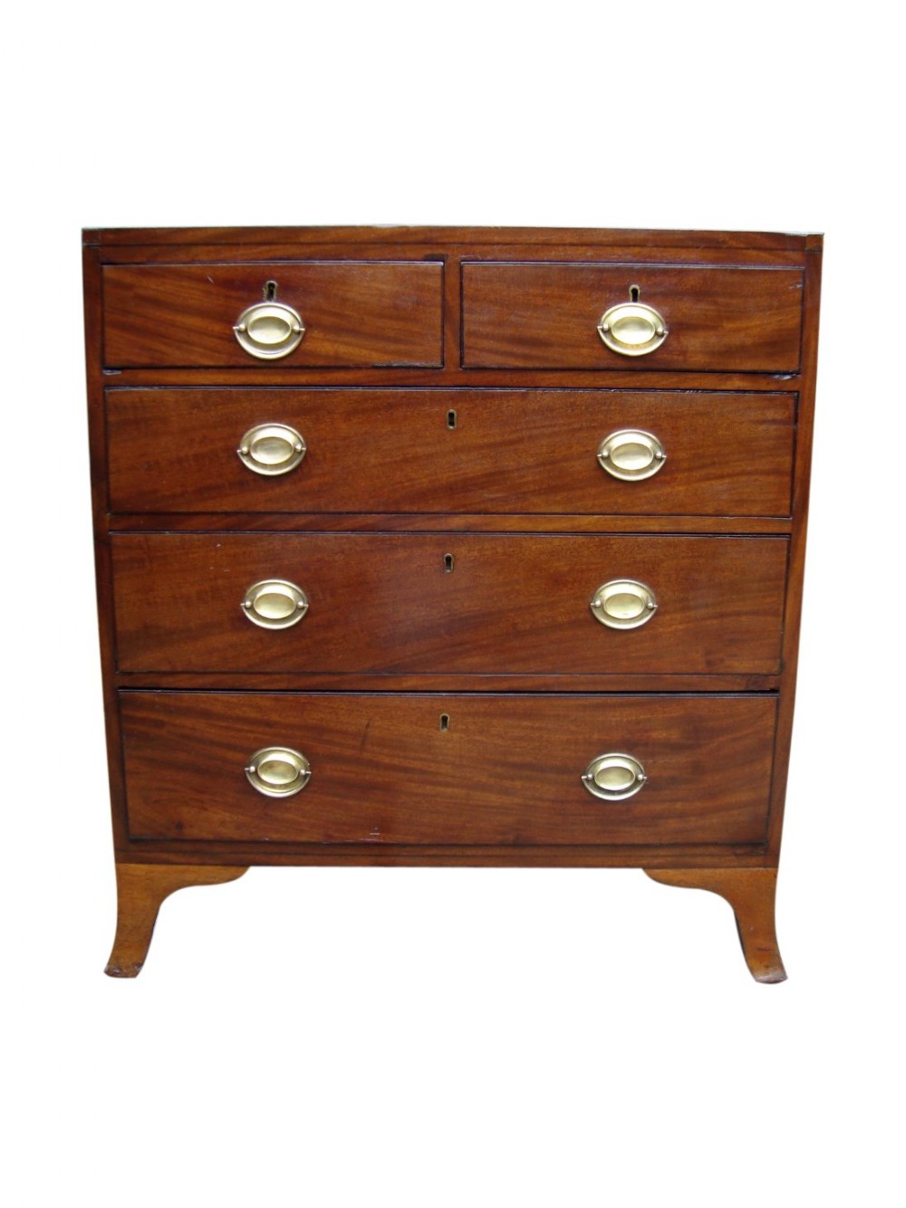 an elegant regency 'caddie top' chest of drawers