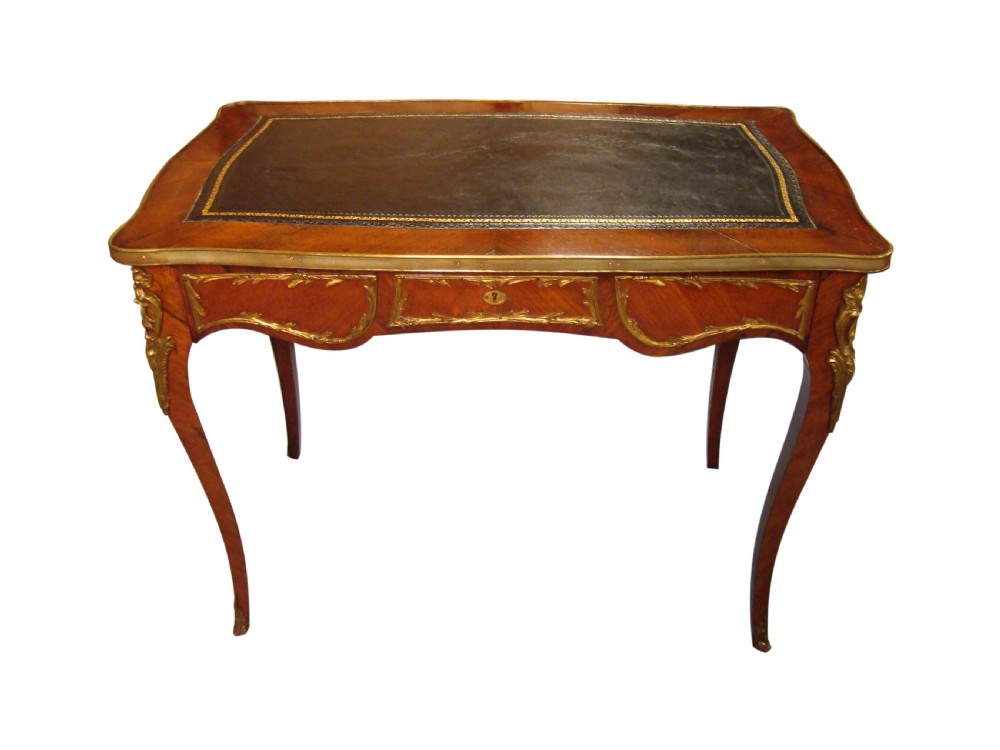 an elegant 19th century french rosewood writing table