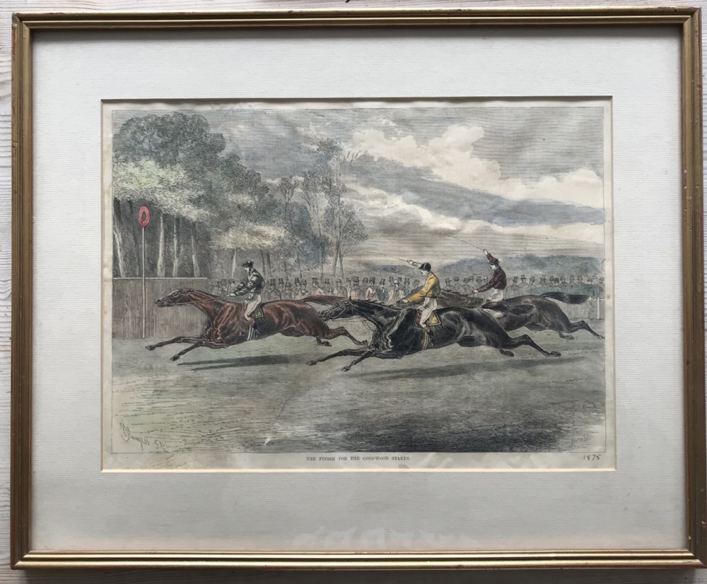 the goodwood stakes framed picture