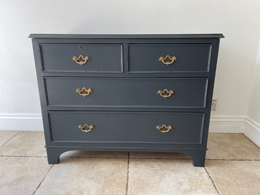 a gorgeous edwardian painted chest of drawers