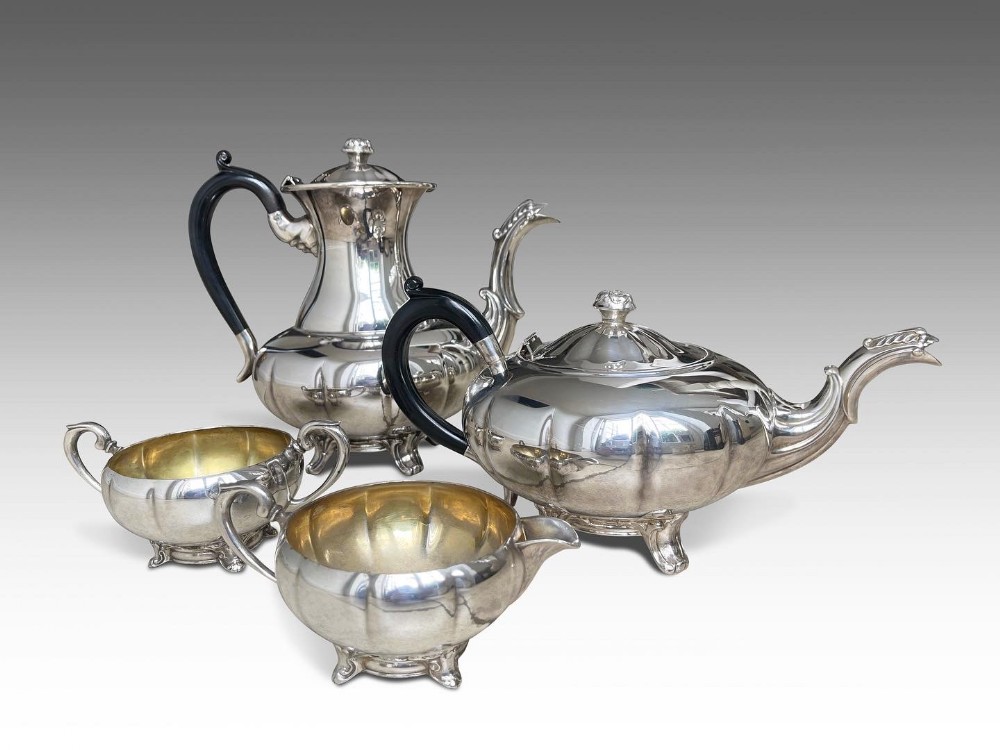 a very attractive victorian teapot set